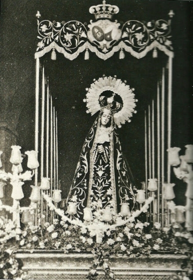 Trono de la Virgen del Gran Poder (Chiquito) de Málaga (1923).